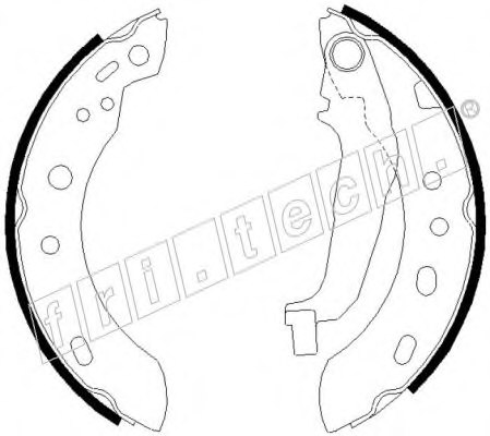 fri.tech. 17212 Brake Shoe Set